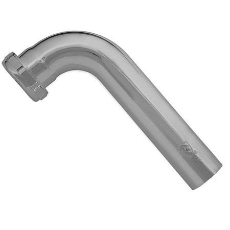 Jones Stephens 1-1/2in. x 8in. Chrome Plated Brass Slip Joint Waste Arm 22 Gauge P38038